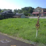 赤粉地区の道路と宅地区画